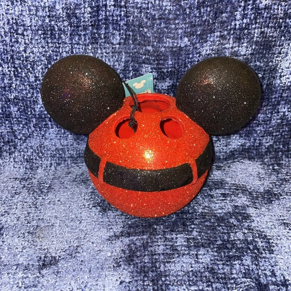 NWT Disney Glittery Red & Black Mickey Mouse toothbrush holder. - Picture 2 of 3